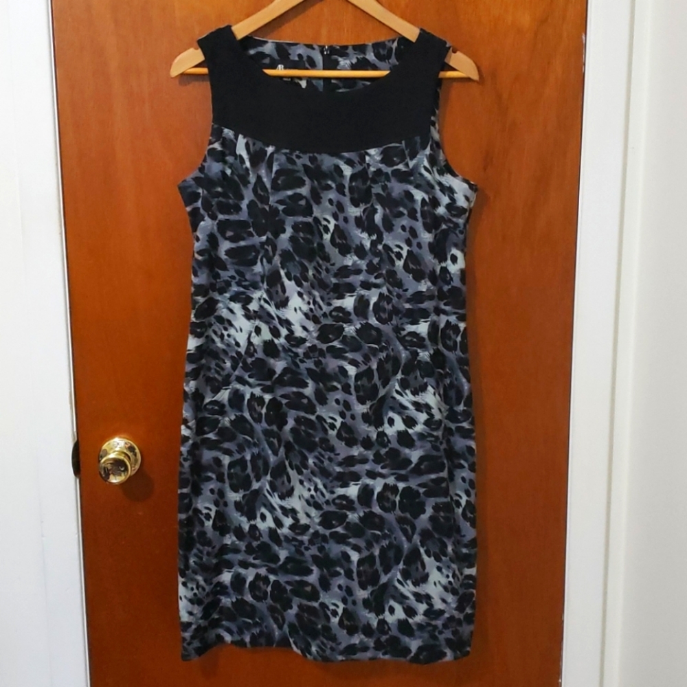 Leopard Casual/Party T Length Dress